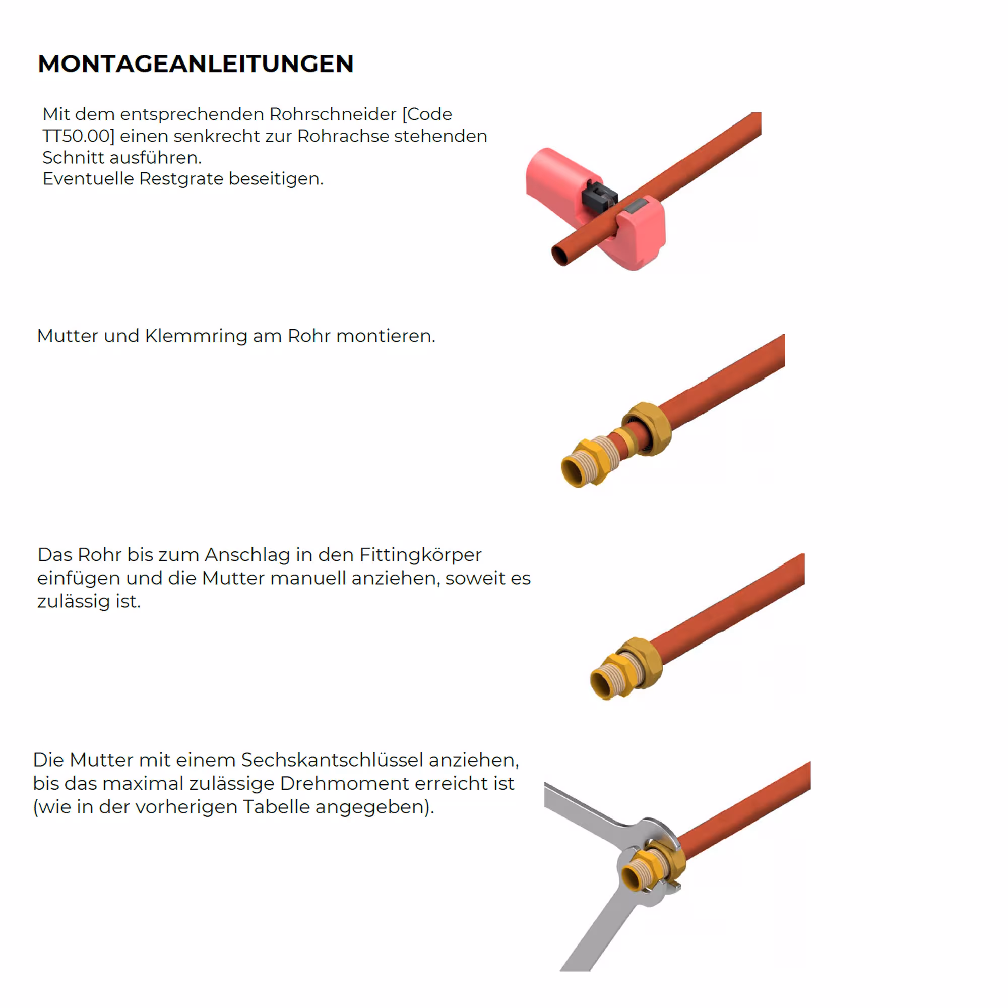 Anello di compressione in rame angolare per soffitto IG 1/2 pollice x 15 mm della marca General Fittings della categoria raccordi a compressione