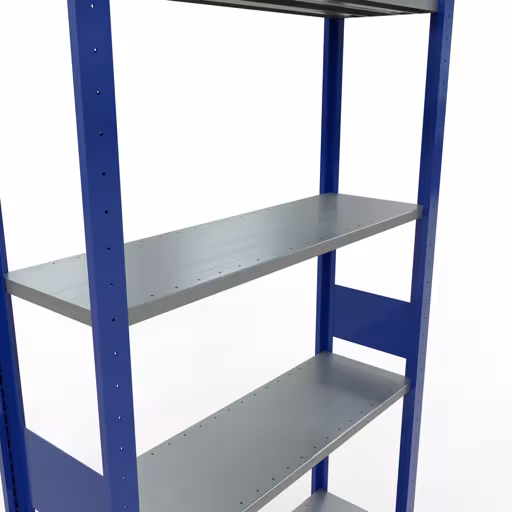 Figura n. 14 dell'articolo scaffale base, scaffale, sistema a innesto MULTIplus85, 3000 x 1000 x 300 mm (AxLxP), 7 ripiani, barre longitudinali, RAL 5010 blu genziana del gruppo di prodotti sistema a innesto della marca Schulte Lagertechnik