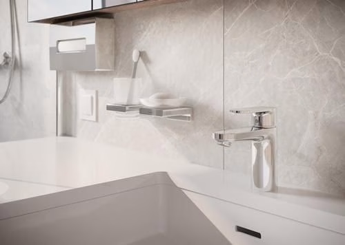 Detailbild 4038209 Hansgrohe miscelatore monocomando per lavabo VERNIS Blend 100 con scarico pop-up da 1 1/4 di pollice cromo