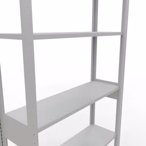 Figure n° 13 de l'article étagère de base, système d'étagères enfichables MULTIplus85, 2500 x 1000 x 300 mm, 6 étagères, gris clair RAL 7035 du groupe de produits système enfichable de la marque Schulte Lagertechnik