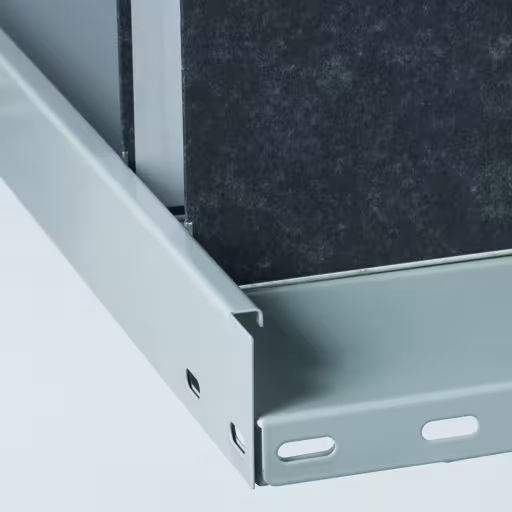 Figura n. 14 dell'articolo scaffale base, scaffale per ufficio, sistema a innesto MULTIplus85, 1800 x 1300 x 300 mm (AxLxP), 5 ripiani, traversa, zincato, con barra di arresto del gruppo di prodotti Scaffali per ufficio della marca Schulte Lagertechnik