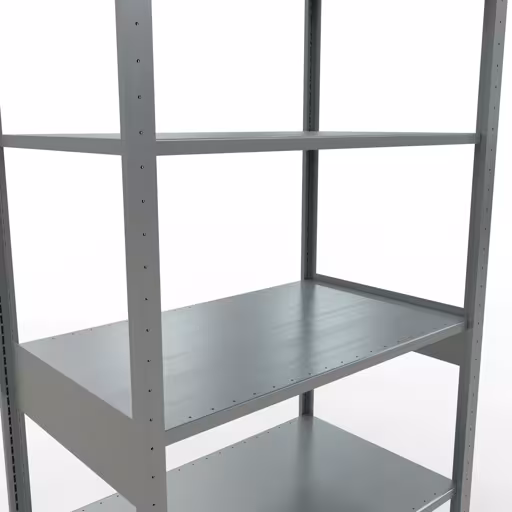 Étagère de base, étagère, système enfichable MULTIplus150, 2500 x 1000 x 600 mm, 6 étagères, barres longitudinales, galvanisées avec GTIN 4004514280923 Étagère de base, étagère, système enfichable MULTIplus150, 2500 x 1000 x 600 mm, 6 étagères, galvanisées de Schulte Lagertechnik avec le réf. 12761-LR
