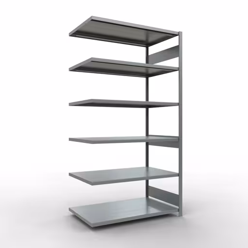 Figure n° 12 de l'article Système enfichable pour étagères MULTIplus250, 2500 x 1300 x 800 mm, 6 étagères, galvanisé du groupe de produits Système enfichable de Schulte Lagertechnik
