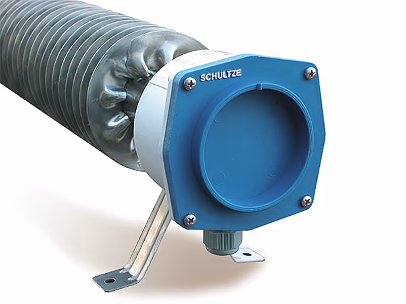Chauffage à tubes à ailettes pour pièces à risque d'incendie, 120 W 230 V, IP66/67 de Schultze Chauffage à tubes à ailettes pour pièces présentant un risque d'incendie, 230 V, IP66/67, radiateurs à tubes à ailettes, réf. F0120E