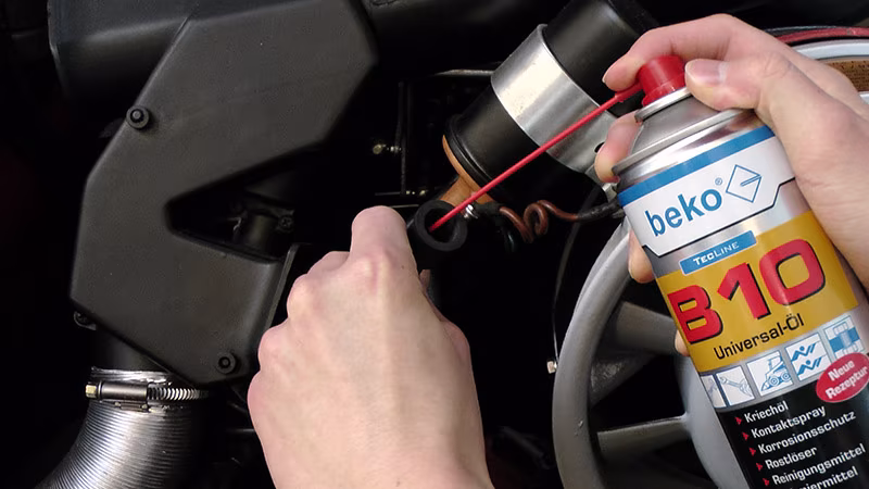 TecLine B10 Huile universelle bidon 20 l Körperteil, Finger, Hand, Person