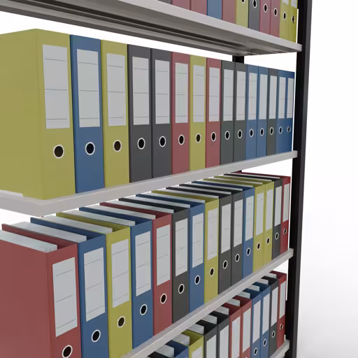 Produktbild Nr 10 des Artikels Anbauregal, Büro-Fachbodenregal Stecksystem MULTIplus85, 1800 x 1300 x 300 mm (HxBxT), 5 Fachböden, Kreuzstrebe, ohne Anschlagleiste, schwarz/lichtgrau Abbildung Nr 10 des Artikels Anbauregal, Büro-Fachbodenregal Stecksystem MULTIplus85, 1800 x 1300 x 300 mm (HxBxT), 5 Fachböden, Kreuzstrebe, ohne Anschlagleiste, schwarz/lichtgrau aus der Produktgruppe Büroregale von der Marke Schulte Lagertechnik