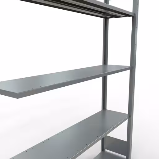 Rayonnage supplémentaire, étagère, système enfichable MULTIplus150, 2000 x 1300 x 300 mm, 5 étagères, barres de longueur, galvanisé de la catégorie des étagères supplémentaires avec le GTIN 4004514279675 , Étagère MULTIplus150 système enfichable, 2000 x 1300 x 300 mm, 5 étagères, galvanisée de Schulte Lagertechnik de la gamme de produits système enfichable