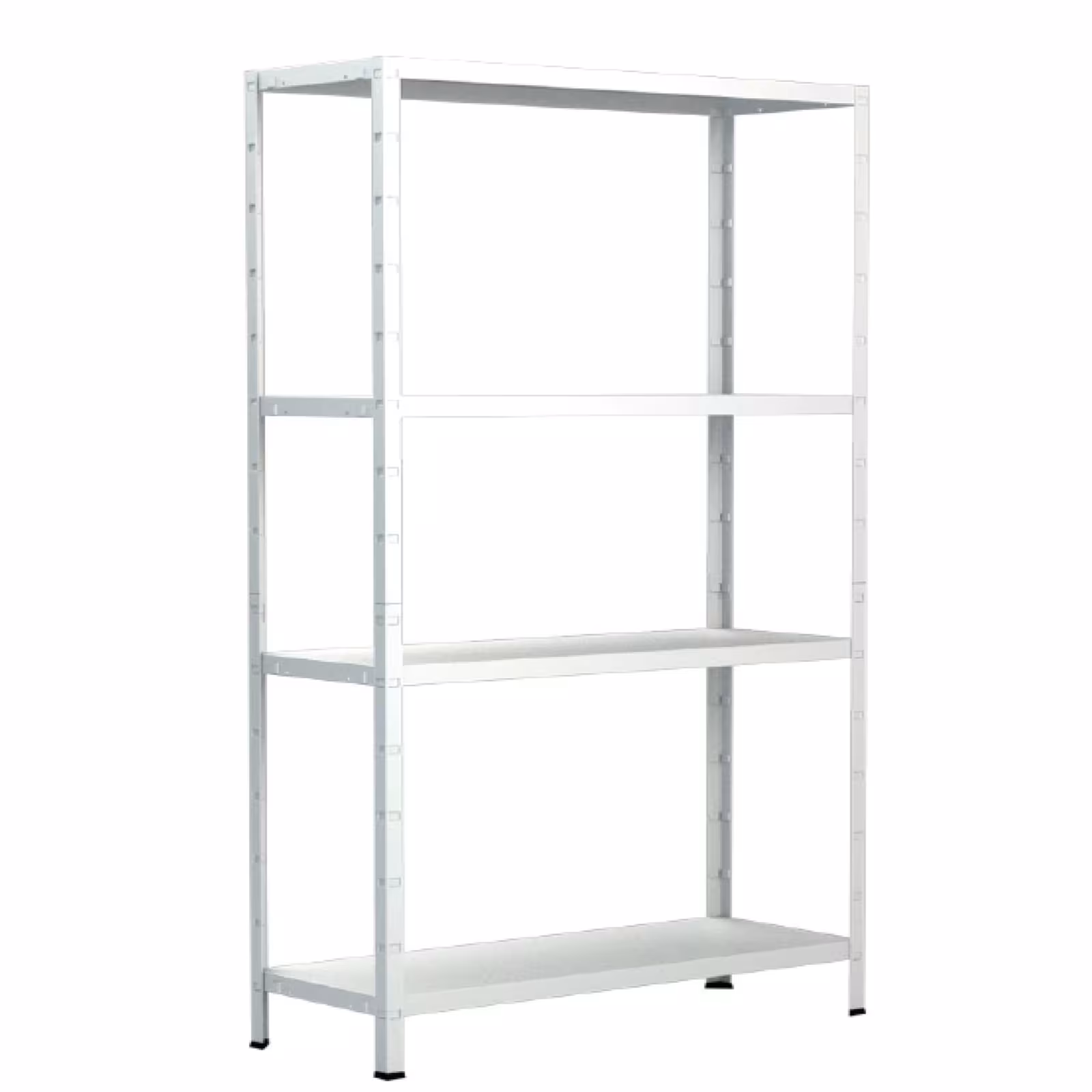 Scaffale a innesto SCHULTE Regalwelt, 4 ripiani, 180x90x40 cm (AxLxP), bianco, ripiano base, articolo n. R7104-04-04