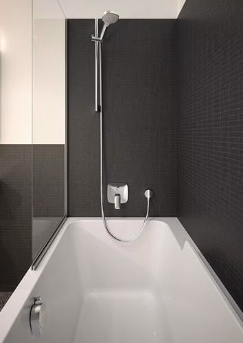 Hansgrohe set de douche CROMA SELECT E VARIO barre de douche Unica Croma 650 mm blanc/chrome