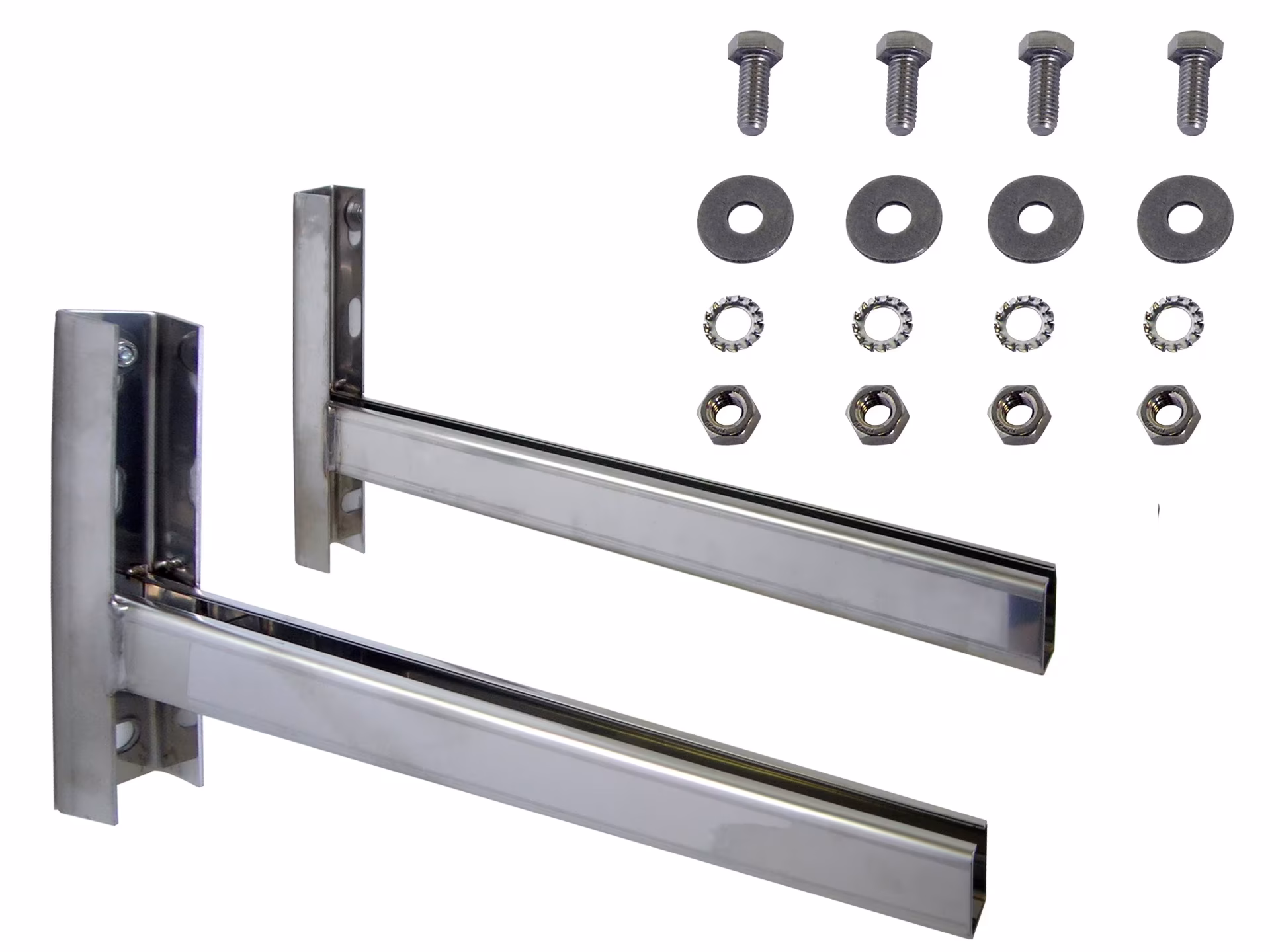 Console DW a doppia parete con profilo K lunghezza 400 mm della categoria sistema di scarico a doppia parete in acciaio inossidabile con articolo n. 671232