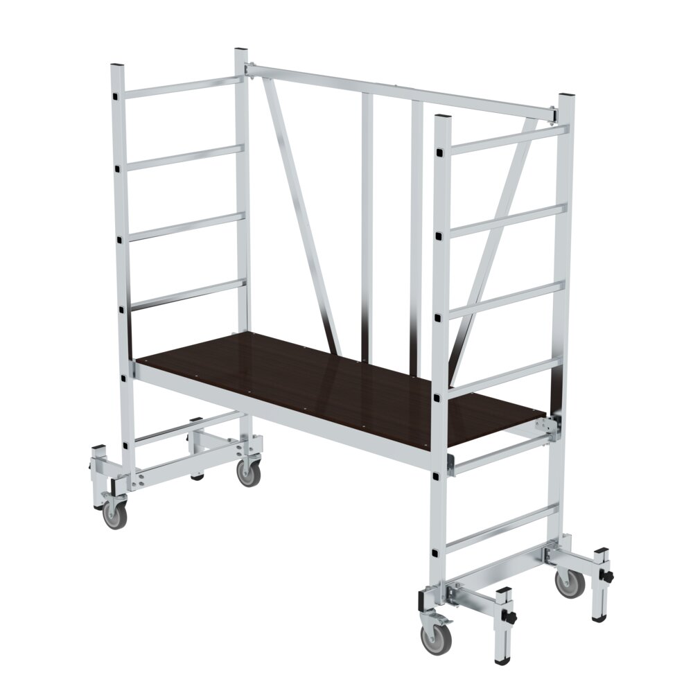 Échafaudage pliant Munk ML, hauteur de plate-forme 1000 mm, de Günzburger Steigtechnik Échafaudage pliant Munk ML, hauteur de plateforme 1000 mm, de la catégorie des échafaudages pliants, référence 011301