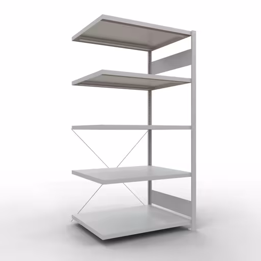 Image du produit n° 15 de l'article étagère complémentaire, système enfichable MULTIplus250, 2000 x 1000 x 800 mm, 5 étagères, gris clair RAL 7035 de la gamme de produits système enfichable de la marque Schulte Lagertechnik