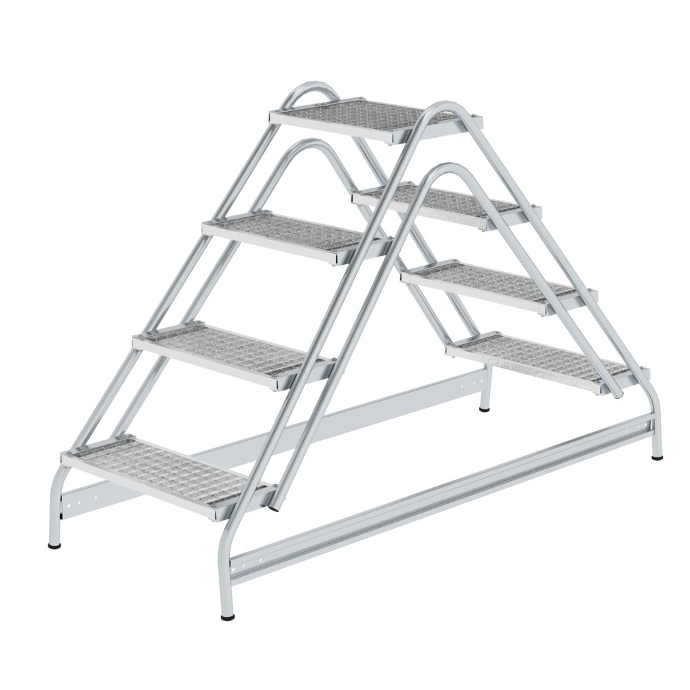 Munk Arbeitspodest beidseitig begehbar Stahl-Gitterrost aus der Kategorie Podesttreppen mit der Artikelnr. 050064