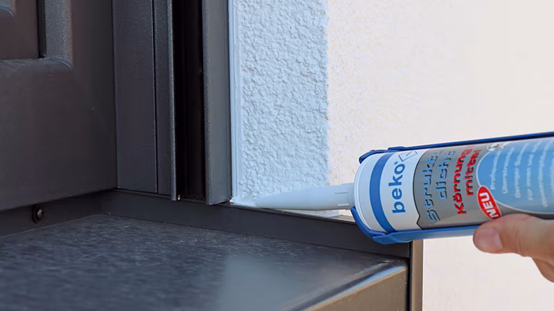 Joint structuré 310 ml blanc structuré, grain 1 FEIN Fenster, Fensterbank