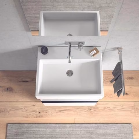Detailbild 4059772 Duravit C.1 Mitigeur monocommandé pour lavabo, encastré Bec déverseur 225 mm, sans tirette, chrome Hansgrohe
