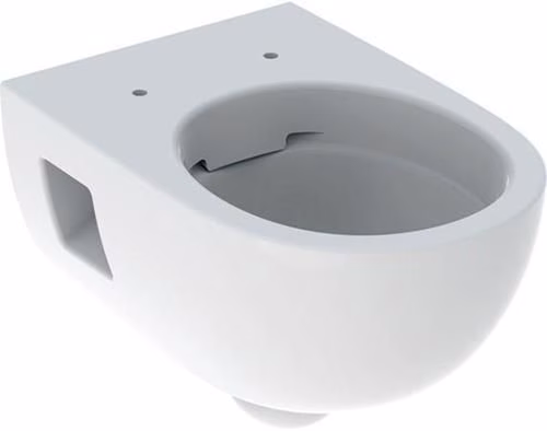 WC suspendu Geberit Renova, chasse d'eau profonde, design semi-fermé, sans bride, blanc, de la marque Geberit WC suspendu Geberit Renova, chasse d'eau profonde, design semi-fermé, sans bride, blanc, de la catégorie WC suspendus, référence 6000512552