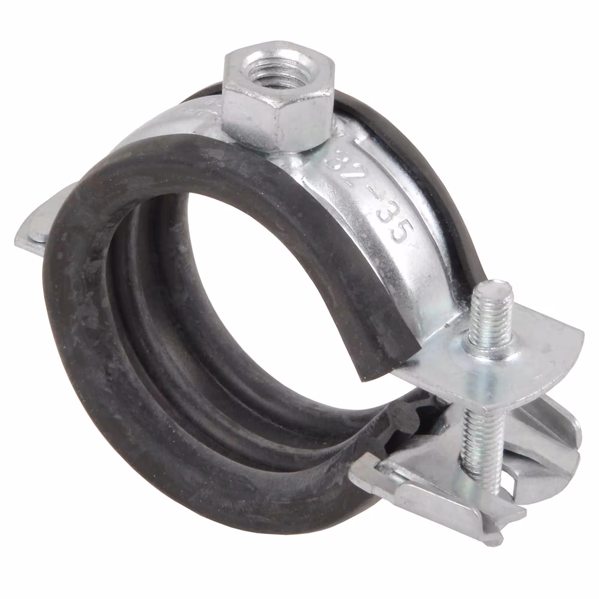 Collier de serrage pour tuyaux de raccordement 59 mm - 64 mm M8 GRS plus de Fixotec Collier de serrage articulé lourd Fixotec, colliers de serrage articulés, réf. 203303