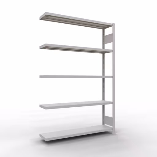 Figure n° 13 de l'article, Système d'étagères enfichables MULTIplus250, 2000 x 1300 x 300 mm, 5 étagères, RAL 7035 gris clair du groupe de produits Systèmes enfichables de Schulte Lagertechnik
