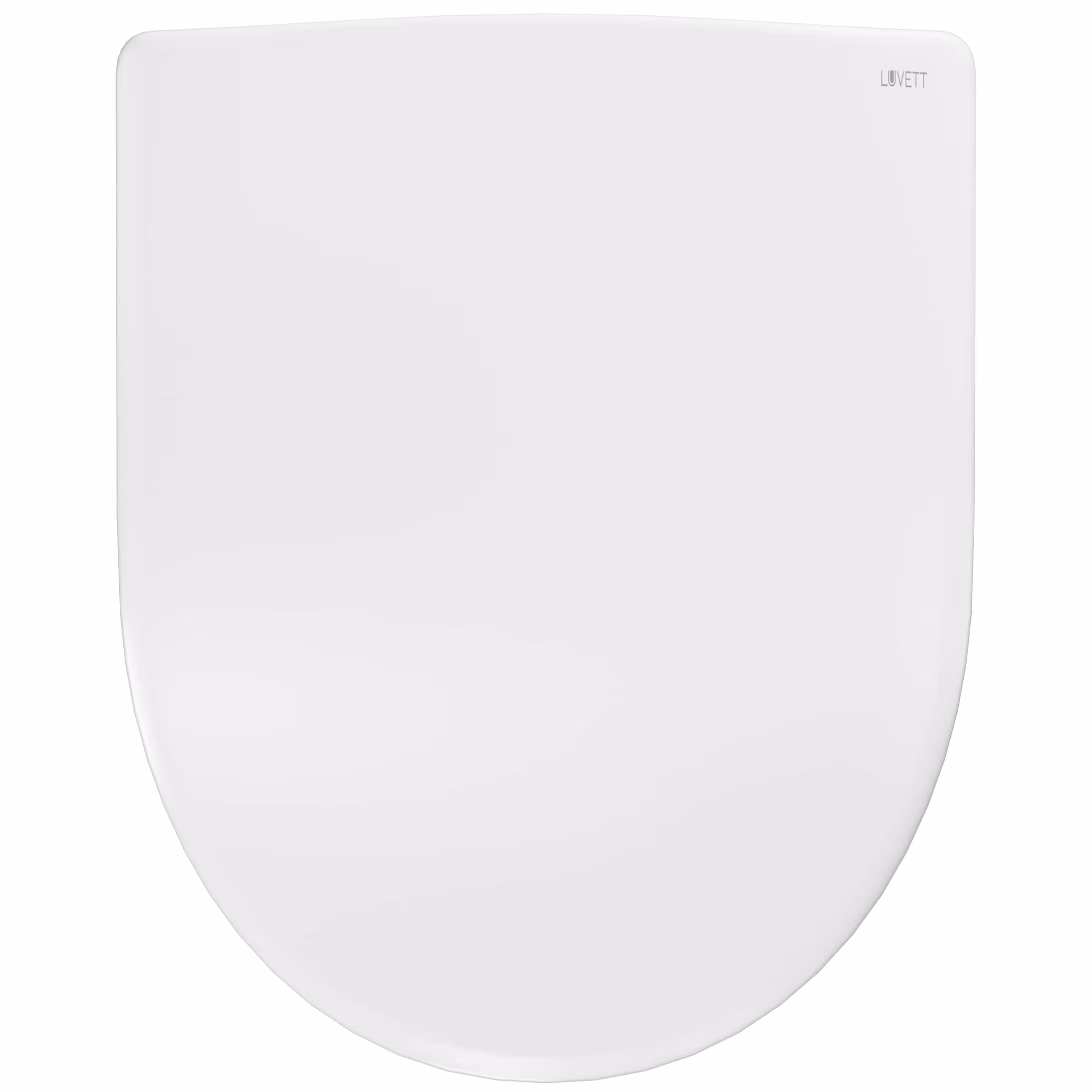 Sedile WC D100 bianco a forma di D con meccanismo Soft-Close adatto per Geberit/Keramag Renova No. 1 di LUVETT con articolo n. 536138