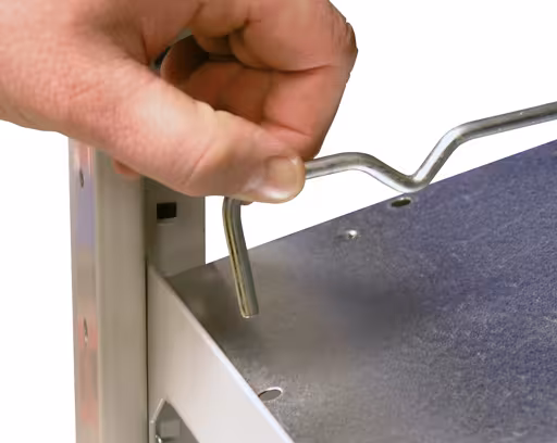 Guida di separazione 400 mm, zincata lucida dalla categoria accessori con GTIN 4004514277572 Guida di separazione 400 mm, zincata lucida della marca Schulte Lagertechnik dal programma scaffali per ufficio