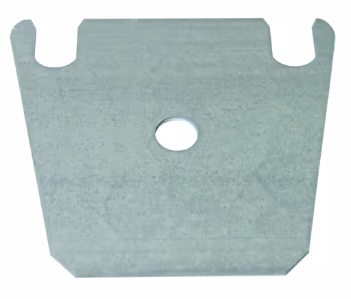 Piastra di base 2 mm per L 100 piedi, zincata della marca Schulte Lagertechnik dal programma di scaffali a grande campata