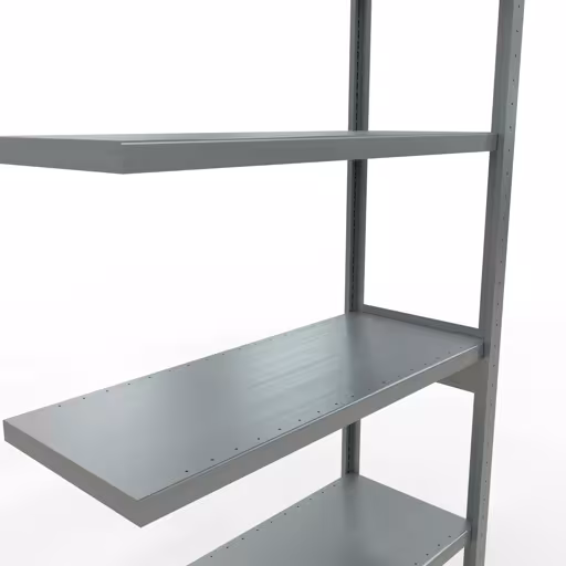 Figura n. 14 dell'articolo scaffale aggiuntivo, scaffale a scaffale, sistema a innesto MULTIplus330, 2500 x 1000 x 400 mm (AxLxP), 6 ripiani, barre longitudinali, zincato del gruppo di prodotti sistema a innesto della marca Schulte Lagertechnik