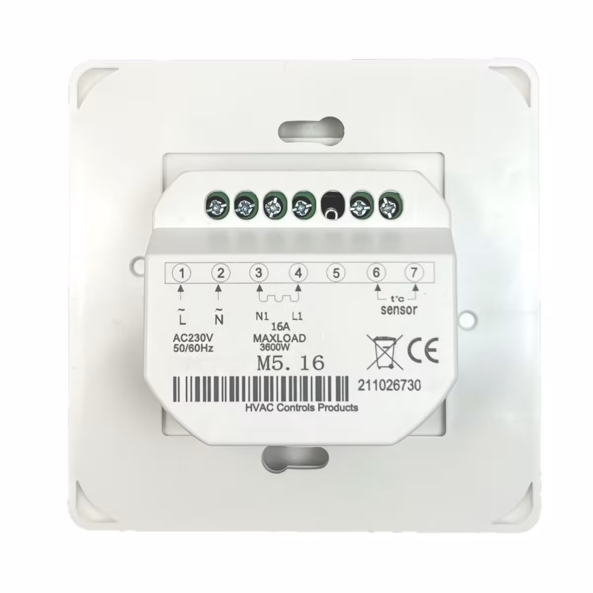 Regolatore di temperatura HoWaTech standard per riscaldamento a pavimento elettrico | Riscaldamento in piastrelle di HoWaTech con articolo n. 906040