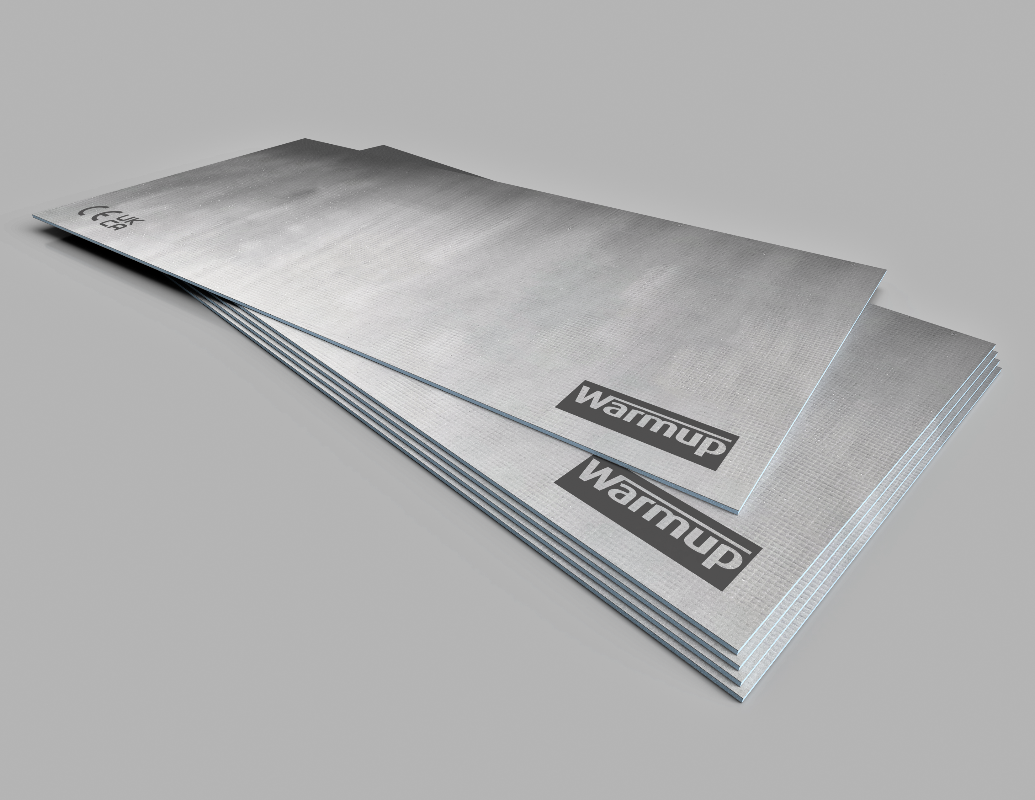 Panneau isolant Warmup, non revêtu, 1250 x 600 x 10 mm, de la marque Warmup Panneau isolant WarmUp de la catégorie chauffage au sol WarmUp, référence INBOARDBLUE10