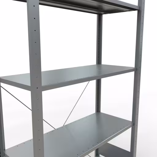 Étagère de base, étagère, système enfichable MULTIplus85, 2000 x 1000 x 400 mm, 5 étagères, galvanisée de Schulte Lagertechnik de la catégorie du système enfichable