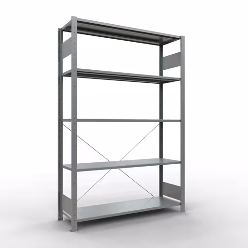 Scaffale base con sistema a innesto 2000x1300x400 mm, tipo 150 kg, zincato della marca Schulte Lagertechnik dalla gamma di prodotti del sistema a innesto