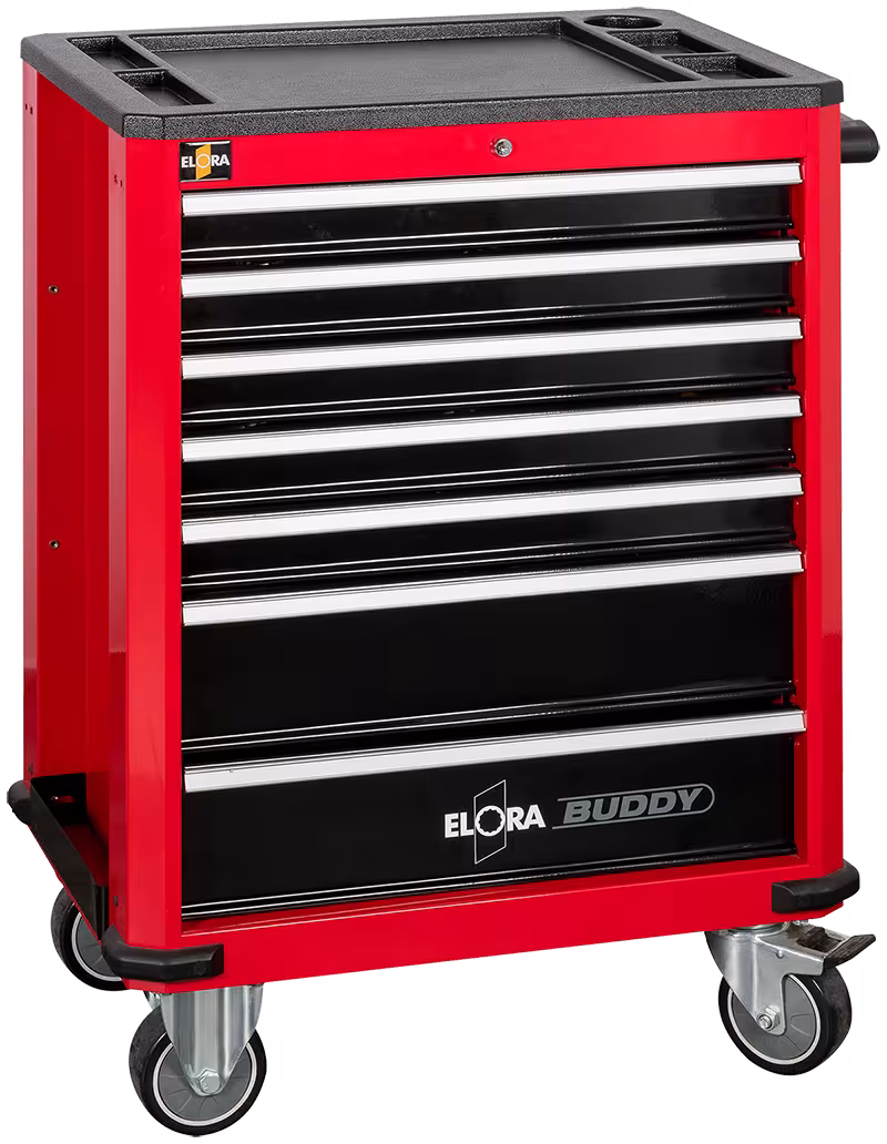 Achetez l'article Chariot à outils Buddy, vide, ELORA-1210-L chez qpool24 Chariot à outils Buddy, vide, ELORA-1210-L de la marque ELORA de la catégorie systèmes de rangement & chariots d'atelier