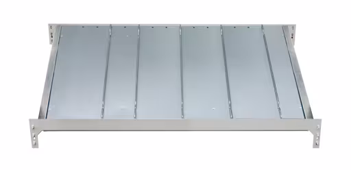 Ripiano aggiuntivo per scaffale Kanban MULTIplus150, 1000 x 600, zincato, con divisori e guide laterali della marca Schulte Lagertechnik dalla gamma di prodotti Scaffali