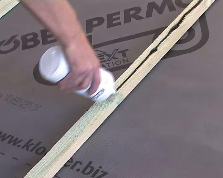 Permo Seal materiale sigillante per chiodi, sigillante per controlistelli per la tenuta ottimale di graffette/chiodi di Klöber con articolo n. KU0129-01