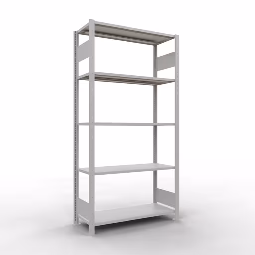 Figure n° 13 de l'article étagère de base, système d'étagères enfichables MULTIplus85, 2000 x 1000 x 400 mm, 5 étagères, gris clair RAL 7035 du groupe de produits système enfichable de la marque Schulte Lagertechnik
