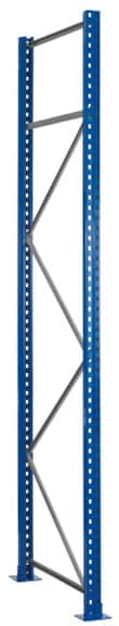 Image supplémentaire de l'article Support pour rayonnage à palettes S625-A18, non monté, 7500x800 mm, bleu/galvanisé à partir d'accessoires