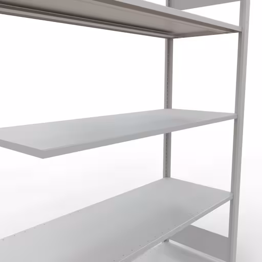 , Étagère MULTIplus150 système enfichable, 2000 x 1300 x 500 mm, 5 étagères, RAL 7035 gris clair de Schulte Lagertechnik de la catégorie système enfichable