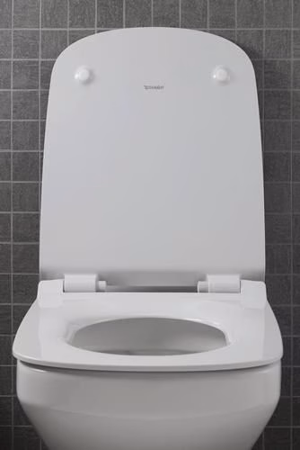 Detailbild 3983349 Ensemble WC mural Duravit DuraStyle, rimless, chasse d'eau basse Durafix, blanc, siège WC avec abaissement automatique inclus