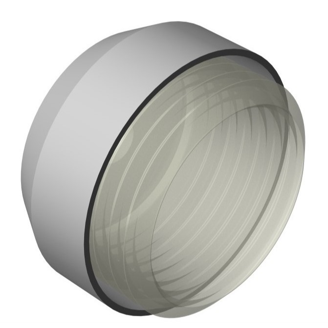 Testa di fresatura originale Ortwein con gambo cilindrico da 1/2" + dispositivo antitrucioli