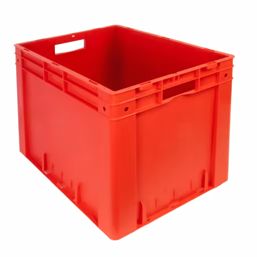 Bac empilable Euro 420 x 400 x 600, rouge, PP de Schulte Lagertechnik Bac empilable Euro 420 x 400 x 600, rouge, PP, accessoires, réf. 20431