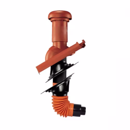 Immagine aggiuntiva dell'articolo Tubo di ventilazione Venduct lungo DN 110 grigio scuro, per il collegamento a DN 125 della categoria Passaggi su tetti ripidi