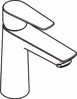 Hansgrohe Mitigeur monocommandé pour lavabo TALIS E 110 diamètre nominal 15 sans garniture de vidage chromé
