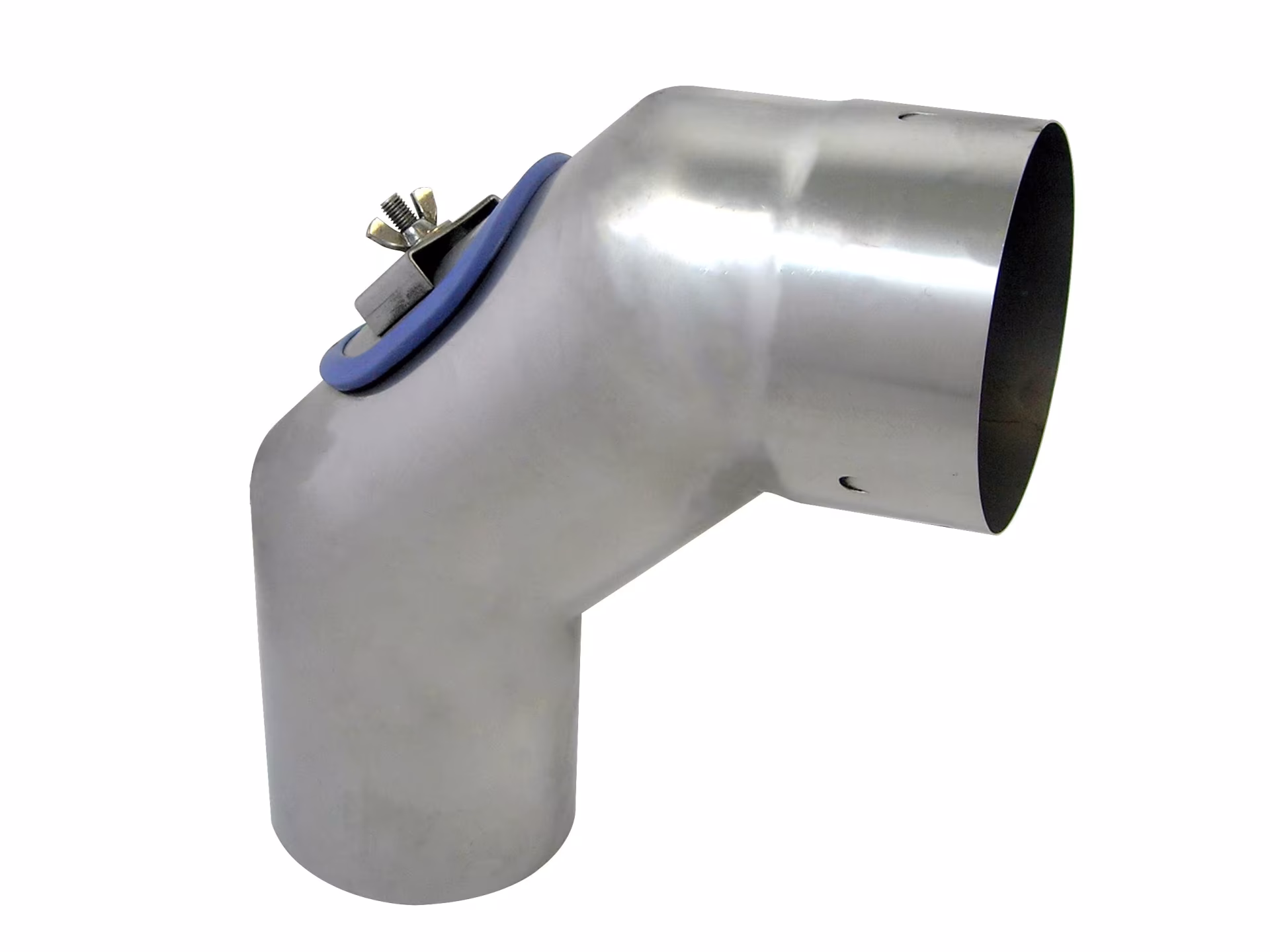 Curva EW-D a parete singola 87° D350 con apertura di ispezione della categoria Impianto di scarico in acciaio inox a parete semplice con l'articolo n. 670758