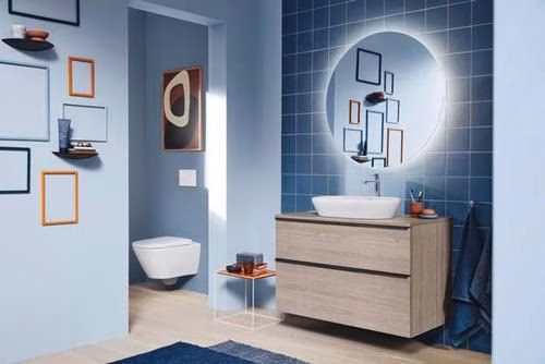 Detailbild 4018689 Ensemble WC mural Duravit 540 mm D-Neo blanc, chasse d'eau basse rimless, siège WC avec abaissement automatique, Durafix inclus
