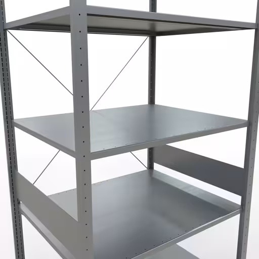 Figura n. 12 dell'articolo scaffale base, scaffale, sistema a innesto MULTIplus150, 3000 x 1000 x 800 mm (AxLxP), 7 ripiani, traversa, zincato del gruppo di prodotti sistema a innesto della marca Schulte Lagertechnik