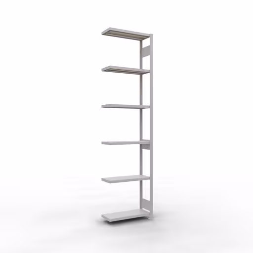 Figure n° 10 de l'article système d'étagères enfichables MULTIplus250, 3000 x 750 x 300 mm, 7 étagères, RAL 7035 gris clair du groupe de produits système enfichable de Schulte Lagertechnik