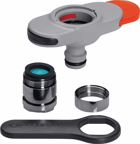 Raccordo per rubinetto GARDENA in plastica/metallo M 24 della categoria raccordi, giunti e raccordi per tubi flessibili con codice articolo 4000350266