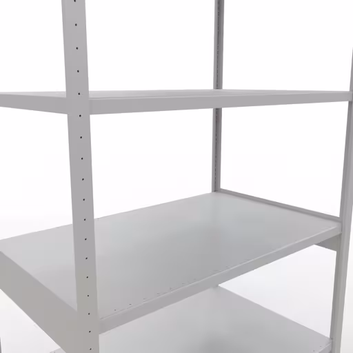 Figure n° 14 de l'article étagère de base, système d'étagères enfichables MULTIplus250, 3000 x 1300 x 800 mm, 7 étagères, RAL 7035 gris clair du groupe de produits système enfichable de Schulte Lagertechnik