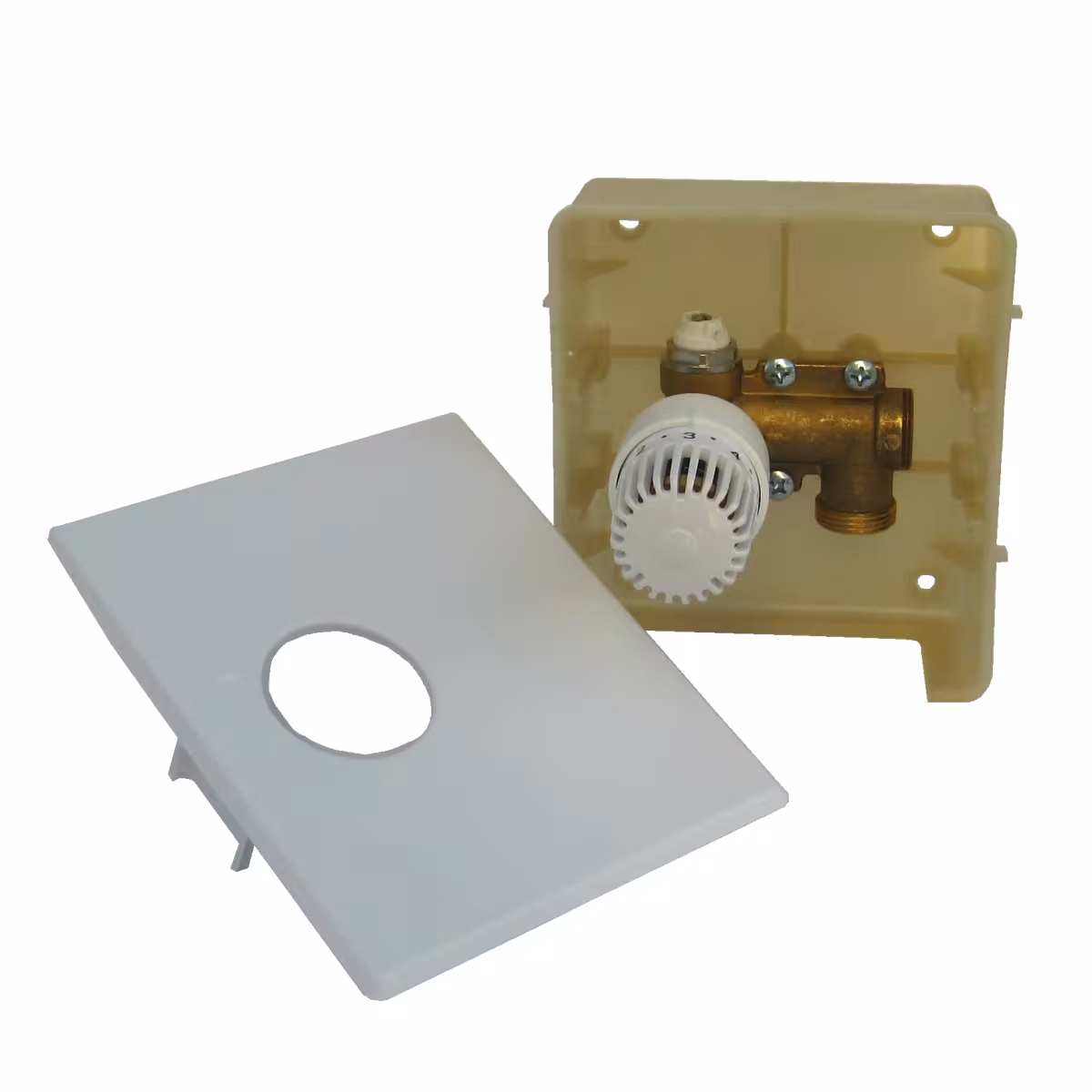 Scatola di controllo valvola RTL UP | Limitatore della temperatura di ritorno per il riscaldamento a pavimento ad acqua calda di HoWaTech Scatola di controllo HoWaTech valvola RTL UP | Limitatore della temperatura di ritorno per riscaldamento a pavimento dell'acqua calda, controllo del riscaldamento a pavimento ed impianto elettrico, articolo n. 902048