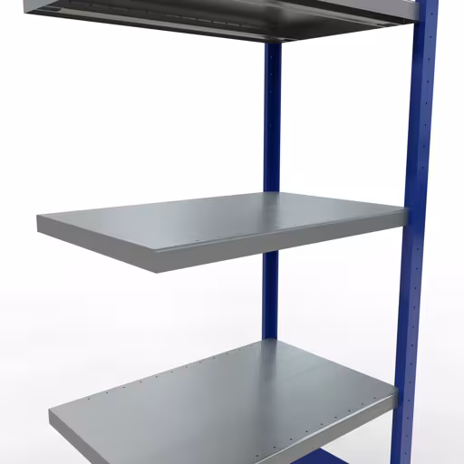 Figure n° 13 de l'article Système d'étagères enfichables MULTIplus250, 2000 x 750 x 500 mm, 5 étagères, RAL 5010 bleu gentiane/galvanisé/galvanisé du groupe de produits système enfichable de Schulte Lagertechnik