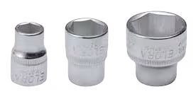 Insert de clé à douille 3/8", six pans, ELORA-871-A de la gamme de clés à douille 3/8" catégorie avec le numéro d'article 111001. 0871100172000
